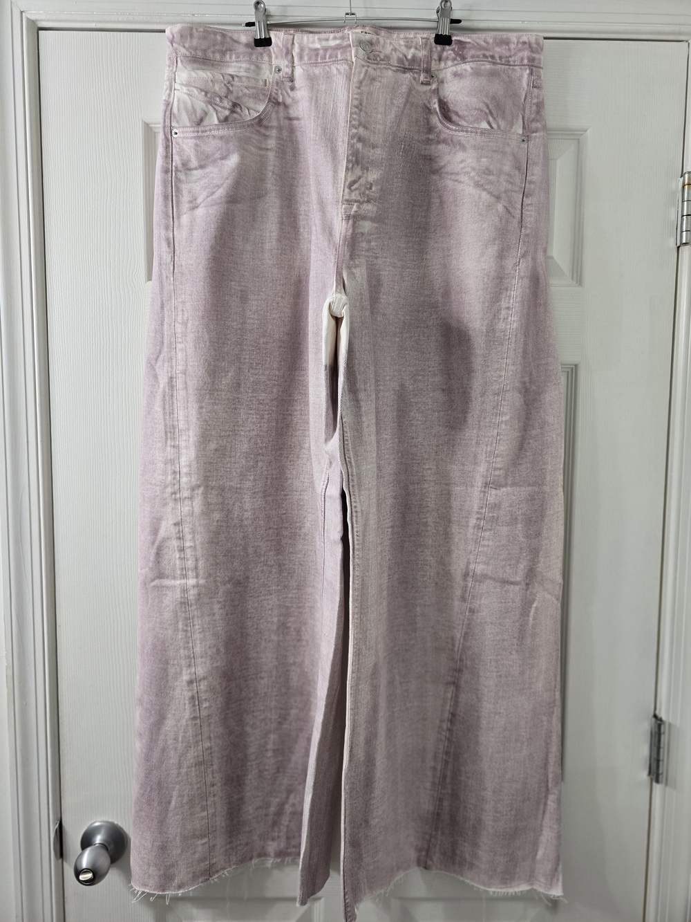 NWOT We The Free Crvy Alter Ego Wide-Leg Rose Tinted Jeans - 34